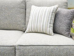 Hillside Barn Gray/Brown Outdoor Sofa with Cushion - Ornate Home