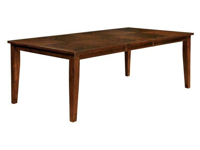 Hillsview Brown Cherry & Espresso Dining Table w/ 18" Extension - Ornate Home