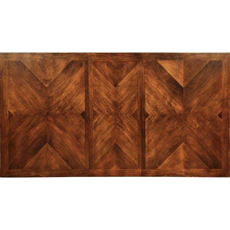 Hillsview Brown Cherry & Espresso Dining Table w/ 18" Extension - Ornate Home