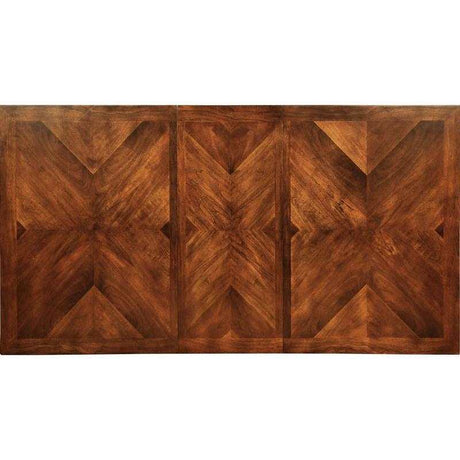 Hillsview Brown Cherry & Espresso Dining Table w/ 18" Extension - Ornate Home