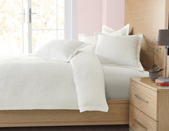 Hillton White Duvet Set - Ornate Home