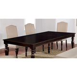 Hilma Beige/Espresso Dining Table - Ornate Home