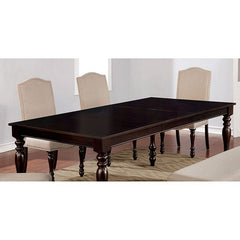 Hilma Beige/Espresso Dining Table - Ornate Home