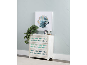 Hilton Head White/Blue Chest - Ornate Home