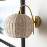 Hindang Rattan Wall Sconces - Ornate Home