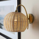 Hindang Rattan Wall Sconces - Ornate Home