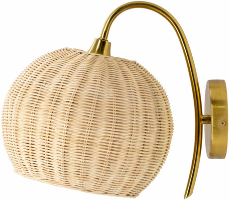 Hindang Rattan Wall Sconces - Ornate Home