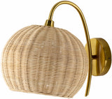 Hindang Rattan Wall Sconces - Ornate Home