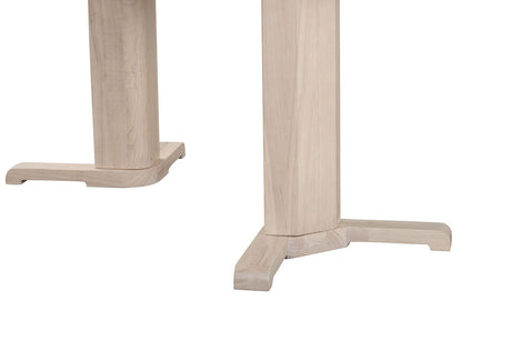 Hines White Oak 7 Pc. Oval Dining Set - Ornate Home