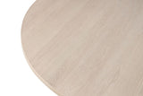 Hines White Oak 7 Pc. Oval Dining Set - Ornate Home