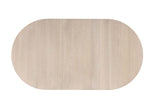 Hines White Oak 7 Pc. Oval Dining Set - Ornate Home
