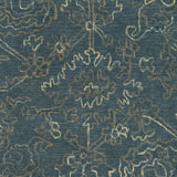 Hinkle Teal Premium Wool Carpet - Clearance - Ornate Home