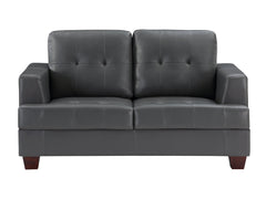 Hinsall Gray Loveseat - Ornate Home