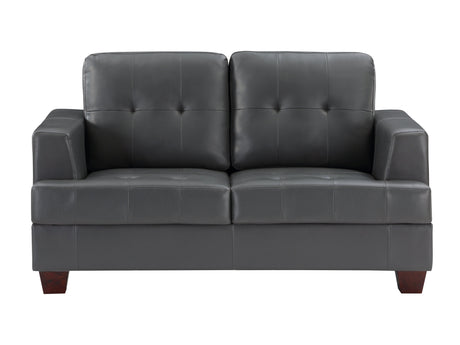 Hinsall Gray Loveseat - Ornate Home