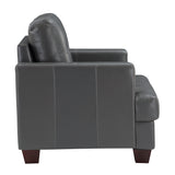 Hinsall Gray Loveseat - Ornate Home