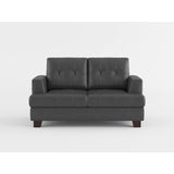 Hinsall Gray Loveseat - Ornate Home