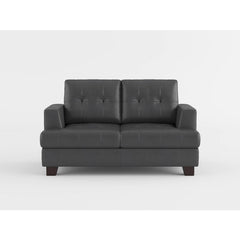 Hinsall Gray Loveseat - Ornate Home