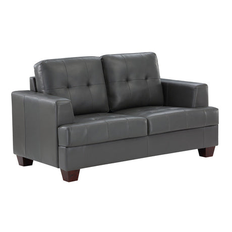 Hinsall Gray Loveseat - Ornate Home