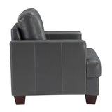 Hinsall Gray Loveseat - Ornate Home