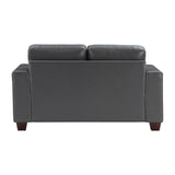 Hinsall Gray Loveseat - Ornate Home