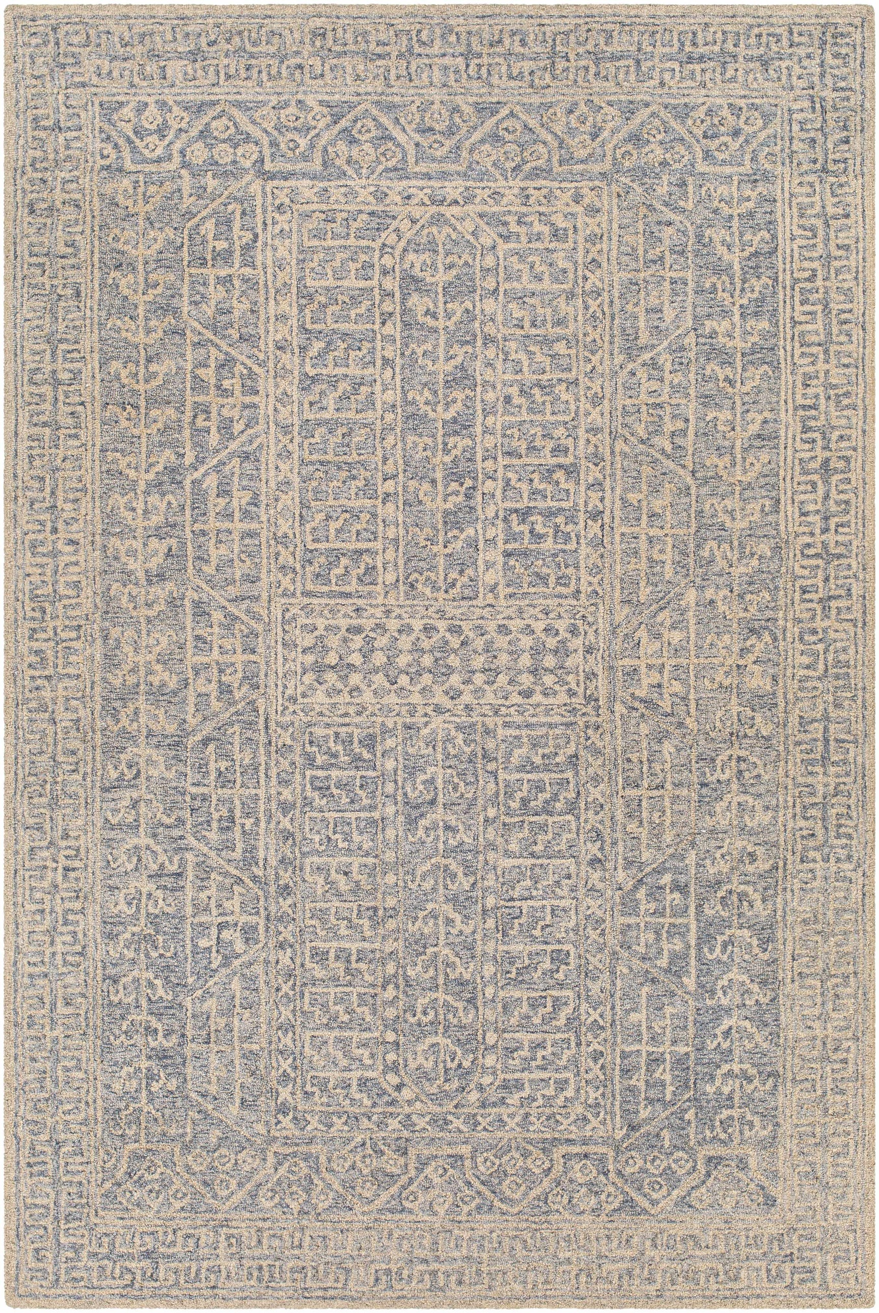 Hinton Wool Area Rug - Ornate Home