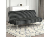 Hinwil Charcoal Futon Sofa Bed - Ornate Home