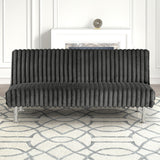 Hinwil Charcoal Futon Sofa Bed - Ornate Home