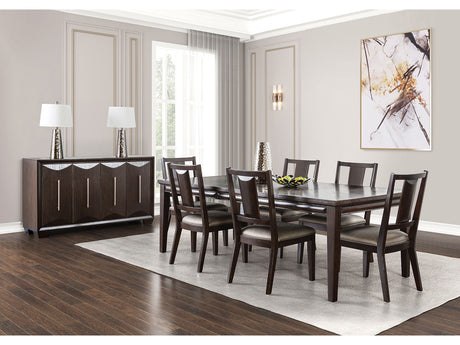 Hinwitz Espresso Dining Table - Ornate Home