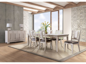 Hinwitz White Oak 9 Piece Dining Set - Ornate Home