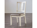Hinwitz White Oak/Dark Gray Chair - Ornate Home