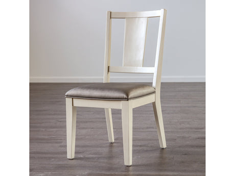 Hinwitz White Oak/Dark Gray Chair - Ornate Home
