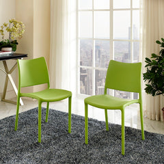 Hipster Green Dining Side Chair (Set of 2) - Ornate Home