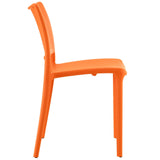 Hipster Orange Dining Side Chair (Set of 4) - Ornate Home