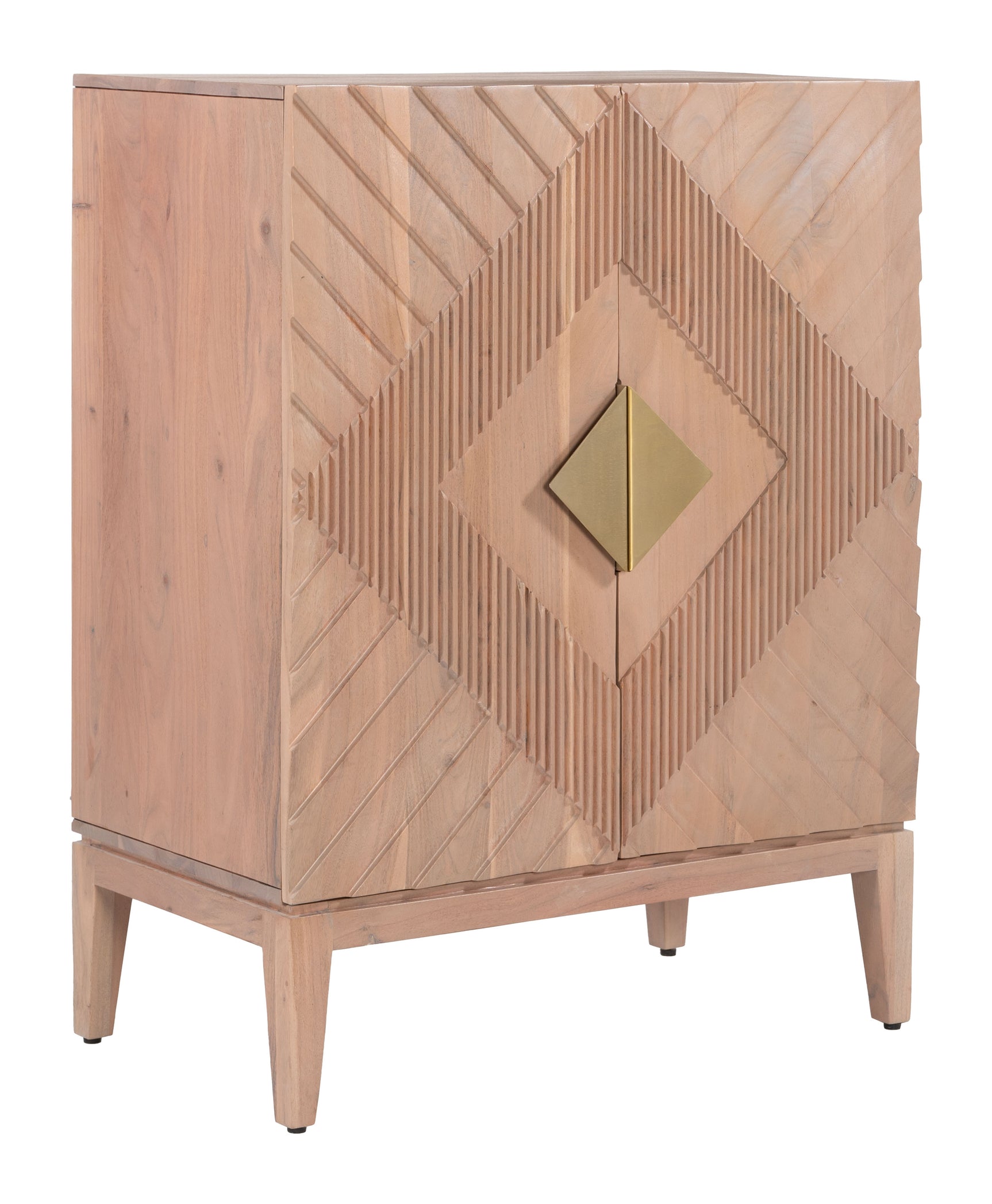 Hira Natural Cabinet - Ornate Home