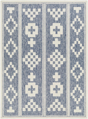 Hiro Blue Outdoor Rug - Clearance - Ornate Home