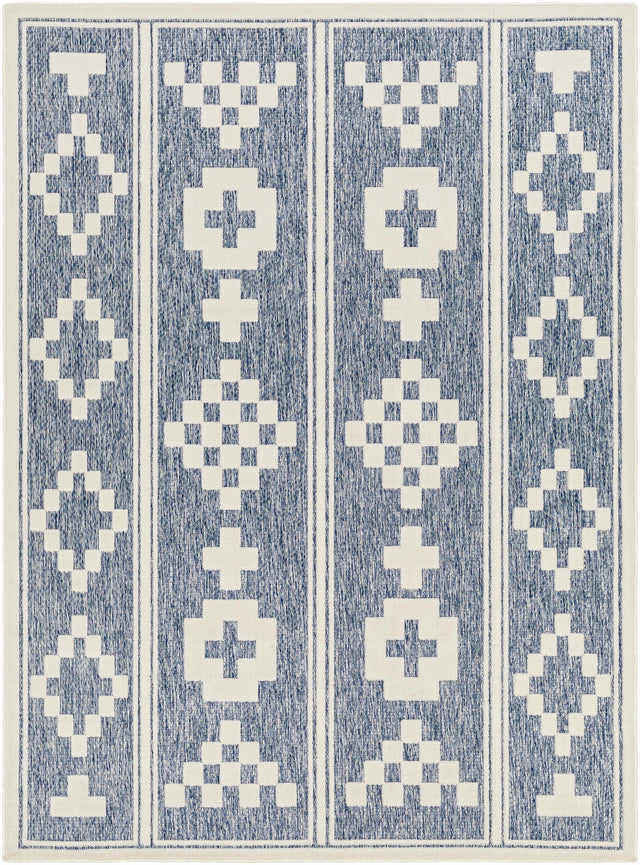 Hiro Blue Outdoor Rug - Clearance - Ornate Home
