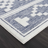 Hiro Blue Outdoor Rug - Clearance - Ornate Home