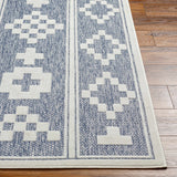 Hiro Blue Outdoor Rug - Clearance - Ornate Home