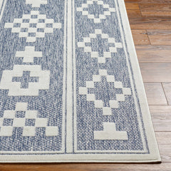 Hiro Blue Outdoor Rug - Clearance - Ornate Home