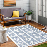 Hiro Blue Outdoor Rug - Clearance - Ornate Home