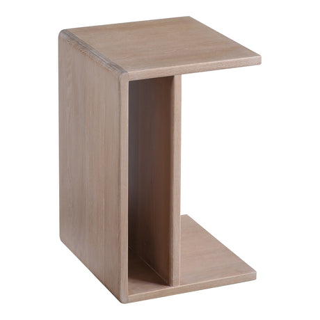 Hiroki White Oak Accent Table - Ornate Home