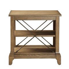 Hiroko Oak End Table - Ornate Home