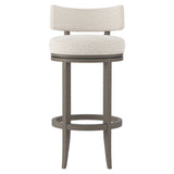 Hirsch Portobello/White/Cream Fabric Bar Stool - Ornate Home