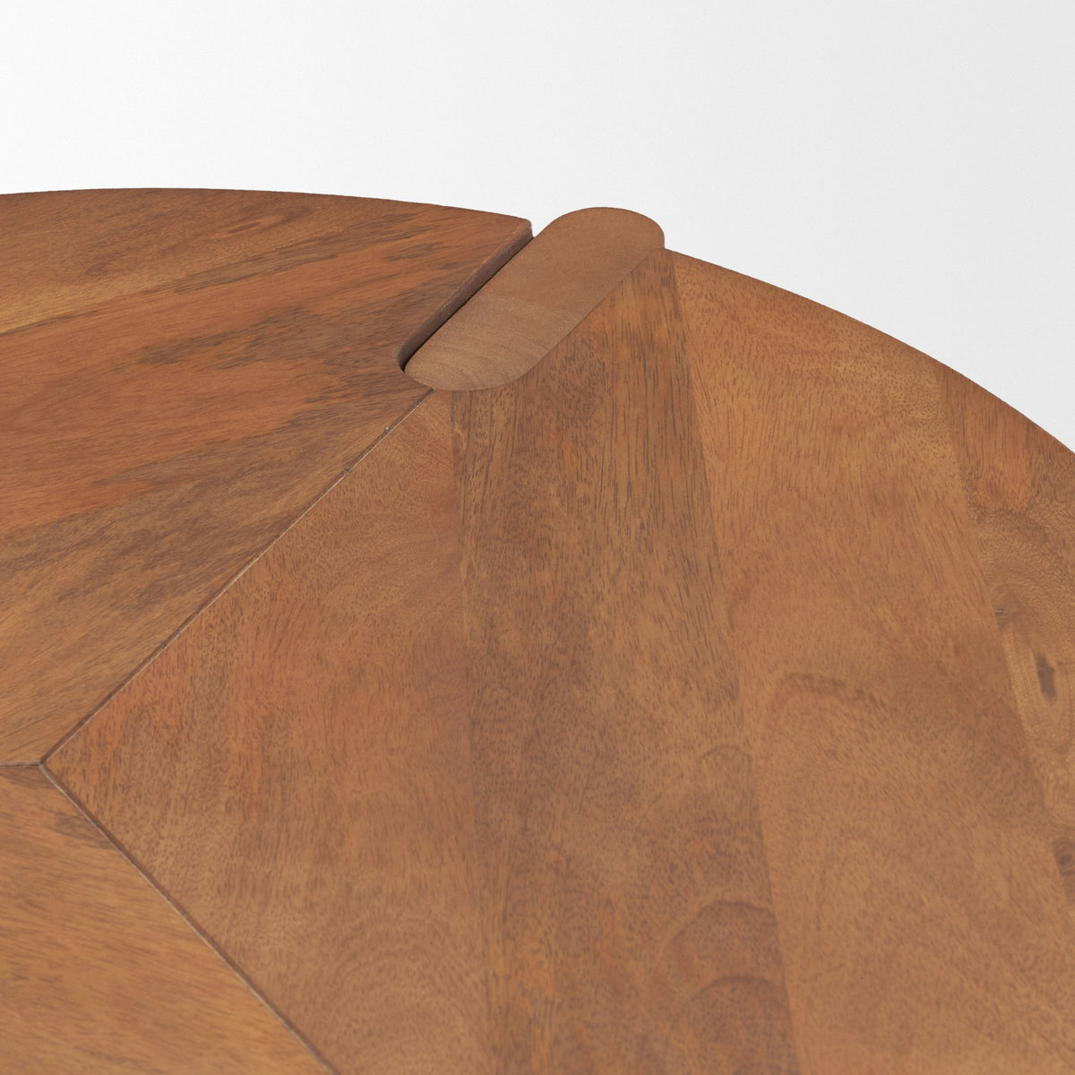 Hisako Medium Brown Open Round Accent Table - Ornate Home