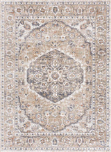 Hiti Beige Flat Pile Washable Rug - Ornate Home