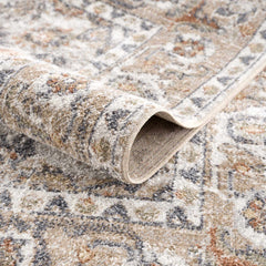 Hiti Beige Flat Pile Washable Rug - Ornate Home