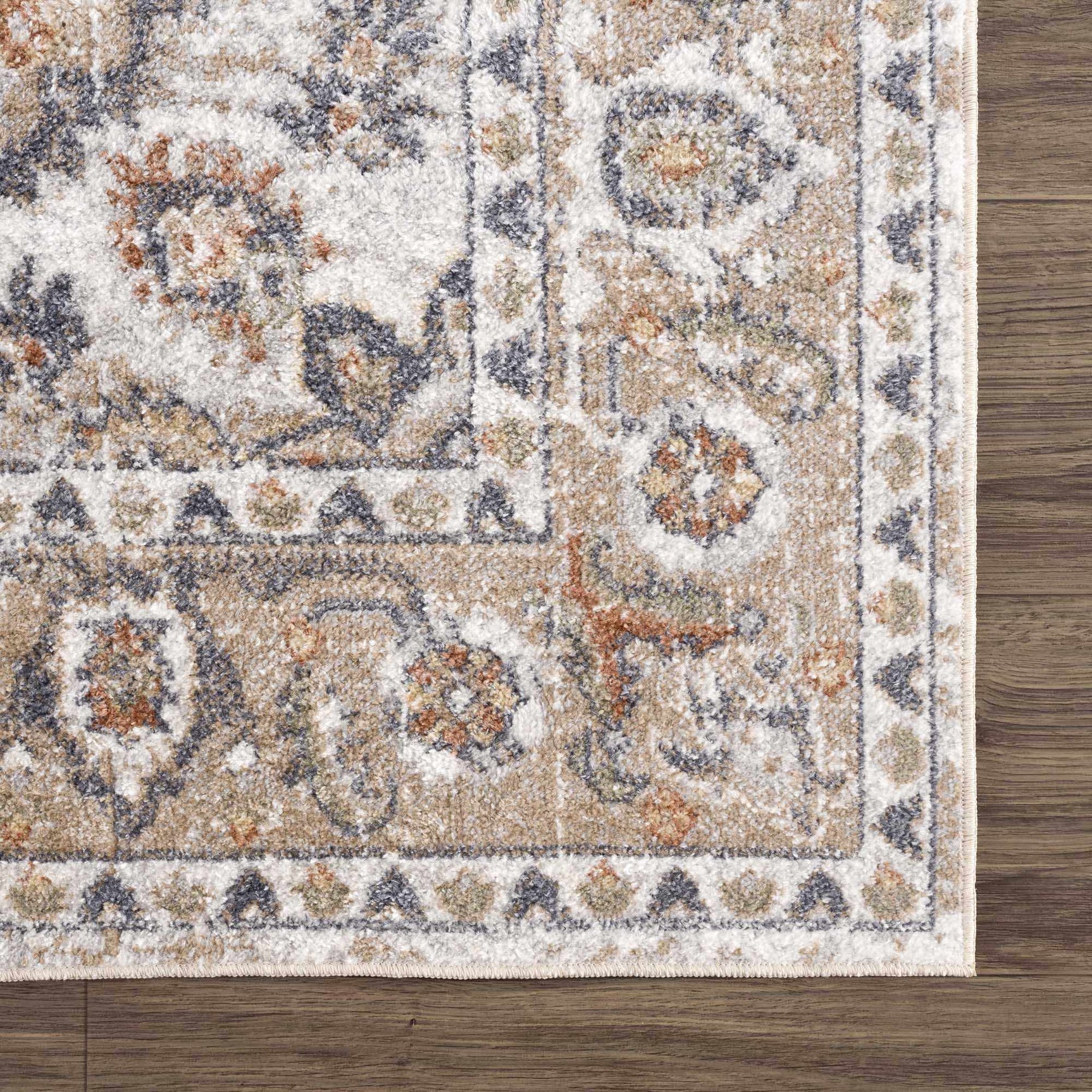 Hiti Beige Flat Pile Washable Rug - Ornate Home