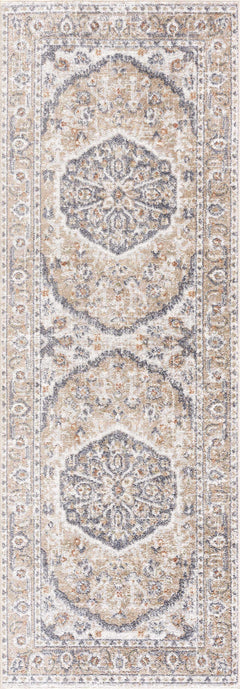 Hiti Beige Flat Pile Washable Rug - Ornate Home