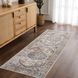 Hiti Beige Flat Pile Washable Rug - Ornate Home
