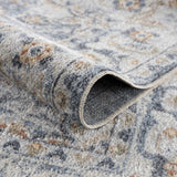 Hiti Cream&Blue Washable Rug - Clearance - Ornate Home